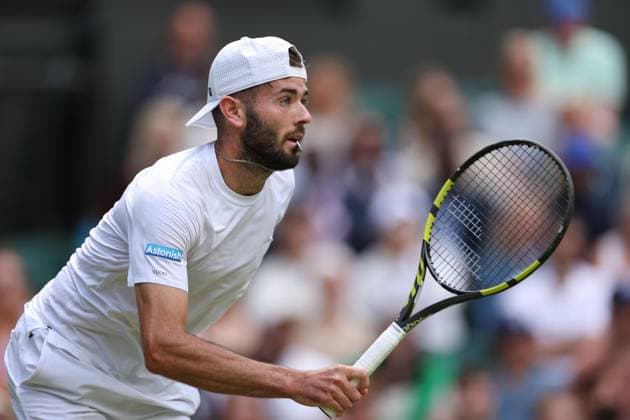 Jacob Fearnley of Great Britain Wimbledon Tennis Championships, Day 4, The All England Lawn Tennis and Croquet Club, London, UK - 04 Jul 2024  Copyright: xEllaxLing Shutterstockx 14569382r