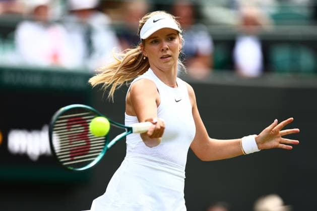 Katie Boulter of Great Britain Wimbledon Tennis Championships, Day 4, The All England Lawn Tennis and Croquet Club, London, UK - 04 Jul 2024  Copyright: xJamesxMarsh Shutterstockx 14569387bh