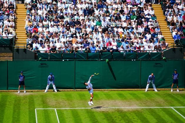 Ben Shelton during his second round match Wimbledon Tennis Championships, Day 4, The All England Lawn Tennis and Croquet Club, London, UK - 04 Jul 2024  Copyright: xJavierxGarcia Shutterstockx 14569389cb