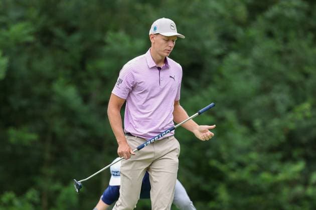 Matti Schmid GER on the green, BMW International Open 2024, Golf, DP World Tour, Men, Round 1, 04 07 2024 Eichenried Bavaria Germany Copyright: xkolbert-press ChristianxKolbertx