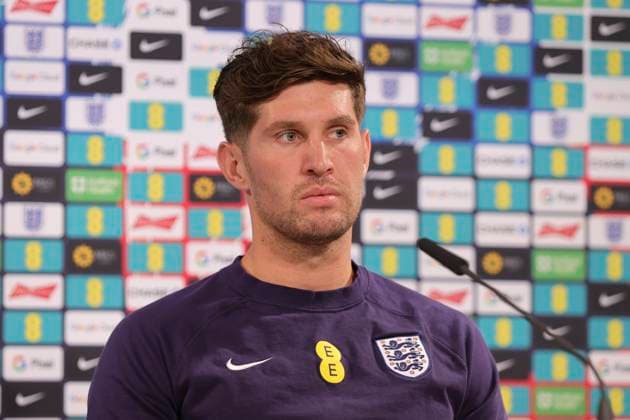 England press conference, PK, Pressekonferenz John Stones of England during the England Press Conference at Spa & Golf Resort Weimarer Land, Blankenhain UK Newspapers OUT Copyright: xPaulxChestertonx FIL-20325-0007