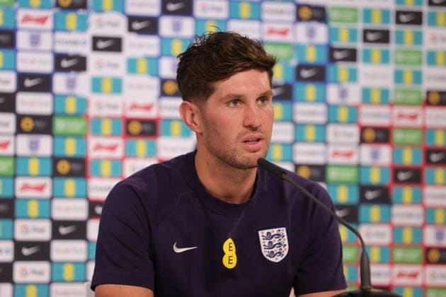 England press conference, PK, Pressekonferenz John Stones of England during the England Press Conference at Spa & Golf Resort Weimarer Land, Blankenhain UK Newspapers OUT Copyright: xPaulxChestertonx FIL-20325-0008