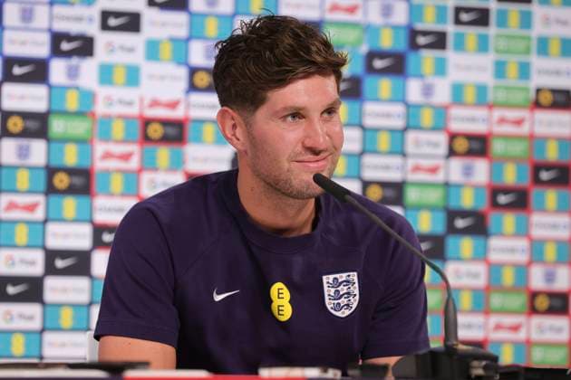 England press conference, PK, Pressekonferenz John Stones of England during the England Press Conference at Spa & Golf Resort Weimarer Land, Blankenhain UK Newspapers OUT Copyright: xPaulxChestertonx FIL-20325-0013