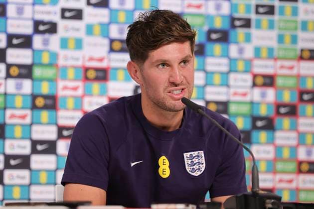 England press conference, PK, Pressekonferenz John Stones of England during the England Press Conference at Spa & Golf Resort Weimarer Land, Blankenhain UK Newspapers OUT Copyright: xPaulxChestertonx FIL-20325-0016