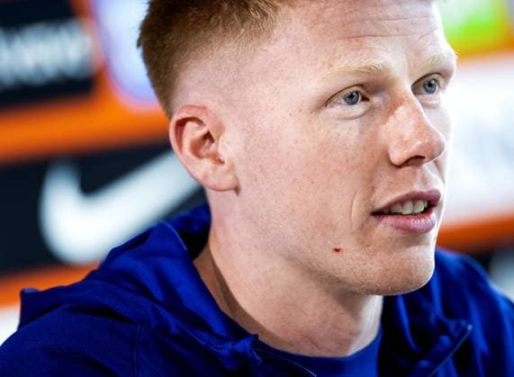 WOLFSBURG - Jerdy Schouten during a media moment of the Dutch national team, Nationalteam in the Volkswagen Arena on July 4, 2024 in Wolfsburg, Germany. The Dutch national team is preparing for the quarter-finals of the European Football Championship in Germany against Turkey. ANP KOEN VAN WEEL UEFA EURO, EM, Europameisterschaft,Fussball 2024 Germany 2024 xVIxANPxSportx xxANPxIVx 502745835 originalFilename: 502745835.jpg