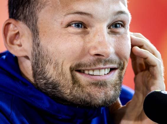 WOLFSBURG - Daley Blind during a media moment of the Dutch national team, Nationalteam in the Volkswagen Arena on July 4, 2024 in Wolfsburg, Germany. The Dutch national team is preparing for the quarter-finals of the European Football Championship in Germany against Turkey. ANP KOEN VAN WEEL UEFA EURO, EM, Europameisterschaft,Fussball 2024 Germany 2024 xVIxANPxSportx xxANPxIVx 502746102 originalFilename: 502746102.jpg