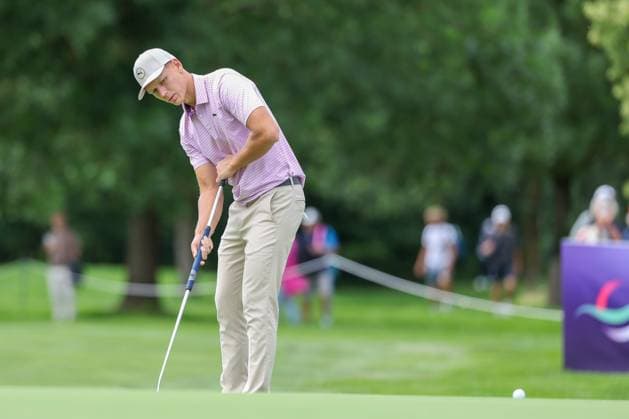 Matti Schmid GER putting, BMW International Open 2024, Golf, DP World Tour, Men, Round 1, 04 07 2024 Eichenried Bayern Germany Copyright: xkolbert-press ChristianxKolbertx