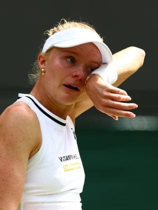 Harriet Dart of Great Britain cries Wimbledon Tennis Championships, Day 4, The All England Lawn Tennis and Croquet Club, London, UK - 04 Jul 2024  Copyright: xJamesxMarsh Shutterstockx 14569387dv