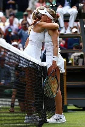 Katie Boulter of Great Britain and Harriet Dart of Great Britain Wimbledon Tennis Championships, Day 4, The All England Lawn Tennis and Croquet Club, London, UK - 04 Jul 2024  Copyright: xJamesxMarsh Shutterstockx 14569387eq