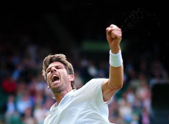 Cameron Norrie celebrates during his second round match Wimbledon Tennis Championships, Day 4, The All England Lawn Tennis and Croquet Club, London, UK - 04 Jul 2024  Copyright: xJavierxGarcia Shutterstockx 14569389ew