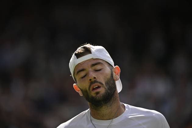 Tennis : Wimbledon 2024 - England - Jacob Fearnley - United Kingdom Tennis : Wimbledon 2024 - England - 04 07 2024 ChrysleneCaillaud Panoramic 