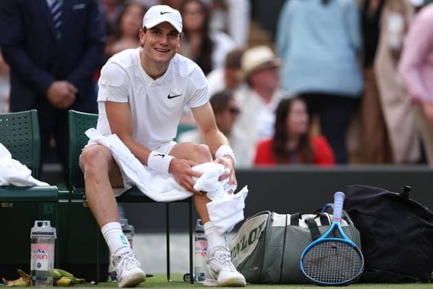 Jack Draper of Great Britain Wimbledon Tennis Championships, Day 4, The All England Lawn Tennis and Croquet Club, London, UK - 04 Jul 2024  Copyright: xEllaxLing Shutterstockx 14569382dg