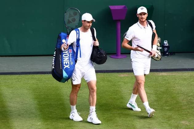 Andy Murray and Jamie Murray of Great Britain Wimbledon Tennis Championships, Day 4, The All England Lawn Tennis and Croquet Club, London, UK - 04 Jul 2024  Copyright: xJamesxMarsh Shutterstockx 14569387fx