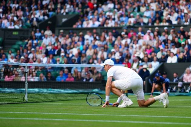 Andy Murray during his Men s Doubles first round match with brither Jamie Wimbledon Tennis Championships, Day 4, The All England Lawn Tennis and Croquet Club, London, UK - 04 Jul 2024  Copyright: xJavierxGarcia Shutterstockx 14569389ip