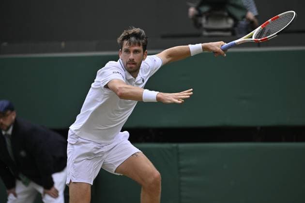 Tennis : Wimbledon 2024 - England - Cameron Norrie - United Kingdom Tennis : Wimbledon 2024 - England - 04 07 2024 ChrysleneCaillaud Panoramic 