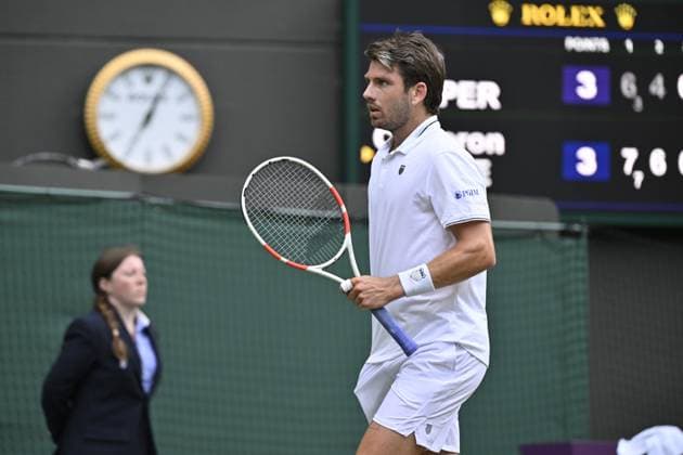 Tennis : Wimbledon 2024 - England - Cameron Norrie - United Kingdom Tennis : Wimbledon 2024 - England - 04 07 2024 ChrysleneCaillaud Panoramic 
