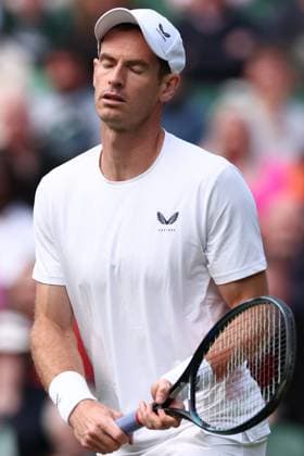 4th July 2024; All England Lawn Tennis and Croquet Club, London, England; Wimbledon Tennis Tournament, Day 4; A dejected Andy Murray (GBR) during his doubles match paired with brother Jamie against John Peers and Rinky Hijikata  ActionPlus12663833 ShaunxBrooks