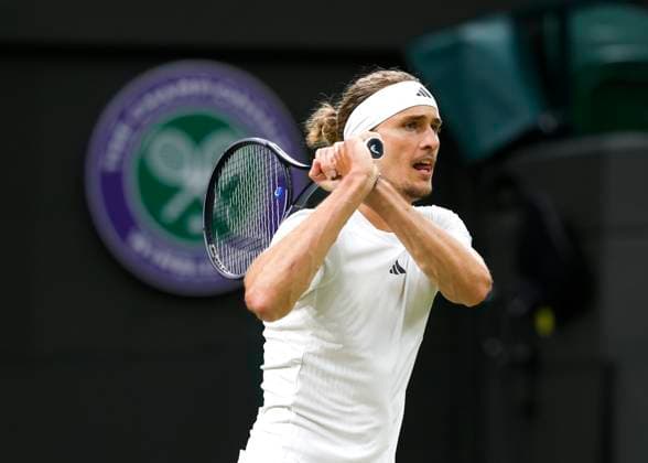 Alexander Zverev GER Tennis Wimbledon 2024 Grand Slam ITF ATP WTA AELTC London Great Britain 4 July 2024 Copyright: xJuergenxHasenkopfx