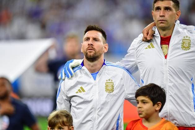 Fußball, Copa America, Argentinien - Ecuador RECORD DATE NOT STATED Copa America USA 2024 Argentina vs Ecuador Quarterfinals Portrait Lionel Messi of Argentina during the CONMEBOL Copa America 2024 Quarterfinals match between Argentina and Ecuador, at NRG Stadium, on July 04, 2024 in Houston, Texas, Florida, United States. HOUSTON TEXAS UNITED STATES  Copyright: xIsaacxOrtizx 20240704201247_CA_QF_2024_ARG_ECU_MESSI83