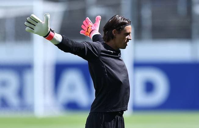 EURO 2024, Nationalteam Schweiz Training Yann Sommer of Switzerland Switzerland Training, UEFA European Championship, EM, Europameisterschaft 2024, Quarter Final, Football, Stadion auf der Waldau, Stuttgart, Germany, 05 Jul 2024 EDITORIAL USE ONLY No use with unauthorised audio, video, data, fixture lists, club league logos or live services. Online in-match use limited to 120 images, no video emulation. No use in betting, games or single club league player publications. Copyright: xMichaelxZemanek Shutterstockx 14571352ae