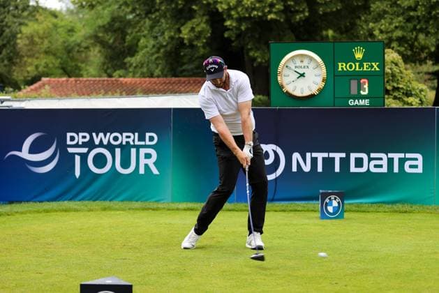 MUNICH, GERMANY - 05.07.2024: TRYDOM Ockie (RSA). The BMW International Open at Golfclub Munchen Eichenried on July 05, 2024 in Germany.