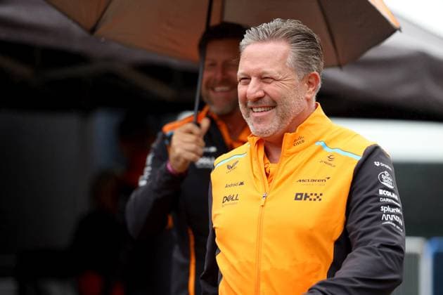 05 07 2024, xrarjax, Motorsport FIA Formula 1, British Grand Prix 2024 emspor, v l Team Principal McLaren Zak Brown Silverstone