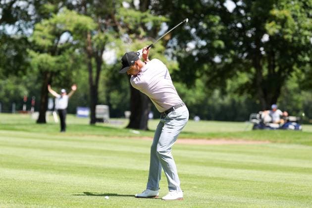 Martin Kaymer GER on the fairway, BMW International Open 2024, Golf, DP World Tour, Men, Round 2, 05 07 2024 Eichenried Bayern Germany Copyright: xkolbert-press ChristianxKolbertx