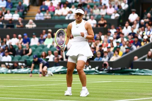 Bianca Andreescu of Canada Wimbledon Tennis Championships, Day 5, The All England Lawn Tennis and Croquet Club, London, UK - 05 Jul 2024  Copyright: xJamesxMarsh Shutterstockx 14571051n