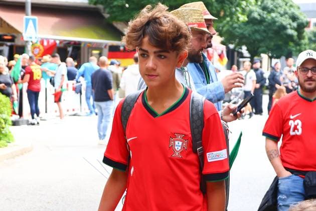 Volksparkstadion, Hamburg UEFA EURO 2024 Germany, quarter-final 5 July 2024 , Portugal France v l , Ronaldo Junior in the Portuguese quarter Copyright: JoaquimxFerreira