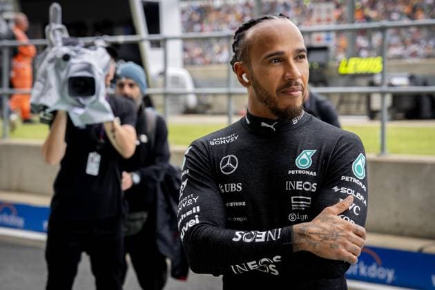 SILVERSTONE - Lewis Hamilton (Mercedes) during the 1st free practice prior to the British GP. ANP SANDER KONING xVIxANPxSportx xxANPxIVx 502805560 originalFilename: 502805560.jpg