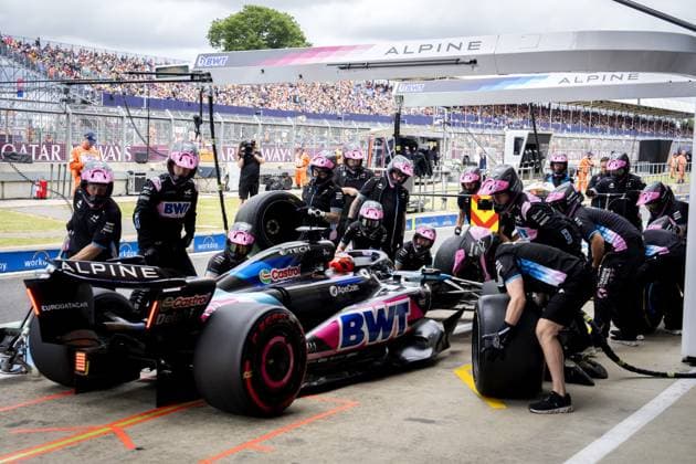 SILVERSTONE - Esteban Ocon (Alpine) during the 1st free practice prior to the British GP. ANP SANDER KONING xVIxANPxSportx xxANPxIVx 502805583 originalFilename: 502805583.jpg