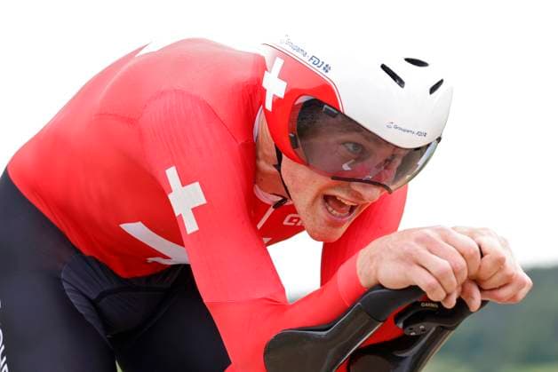 Tour de France 2024 - Stage 07 GEVREY-CHAMBERTIN, FRANCE - JULY 05 : Kung Stefan (SUI) of Groupama - FDJ during stage 7 of the 111th edition of the Tour de France 2024 cycling race, an individual time-trial of 25,3 kms with start in Nuits-Saint-Georges and finish in Gevrey-Chambertin on July 05, 2024 in Gevrey-Chambertin, France, 05 07 2024 Gevrey-Chambertin France  Copyright: xJanxDexMeuleneirx