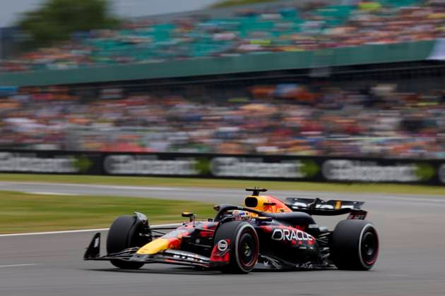 F1 Grand Prix of Great Britain - Practice Max Verstappen of the Netherlands driving the (1) Oracle Red Bull Racing RB20 on track during practice ahead of the F1 Grand Prix of Great Britain at Silverstone Circuit on July 5, 2024, in Northampton, England. Northampton Silverstone Circuit Northampton England RL_GPF1GB24_00367 Copyright: xRicardoxLarreinax