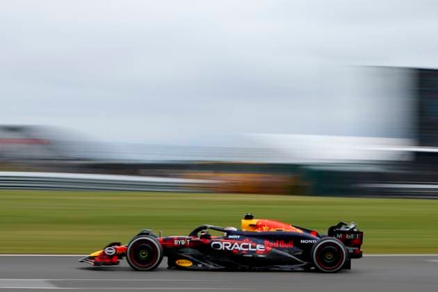 F1 Grand Prix of Great Britain - Practice Max Verstappen of the Netherlands driving the (1) Oracle Red Bull Racing RB20 on track during practice ahead of the F1 Grand Prix of Great Britain at Silverstone Circuit on July 5, 2024, in Northampton, England. Northampton Silverstone Circuit Northampton England RL_GPF1GB24_00407 Copyright: xRicardoxLarreinax