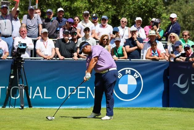 MUNICH, GERMANY - 05.07.2024: Kiradech APHIBARNRAT (THA). The BMW International Open at Golfclub Munchen Eichenried on July 05, 2024 in Germany.