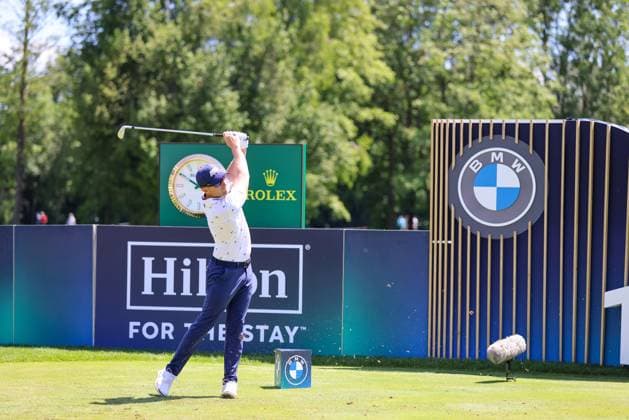 MUNICH, GERMANY - 05.07.2024: Marcel SCHNEIDER (GER). The BMW International Open at Golfclub Munchen Eichenried on July 05, 2024 in Germany.