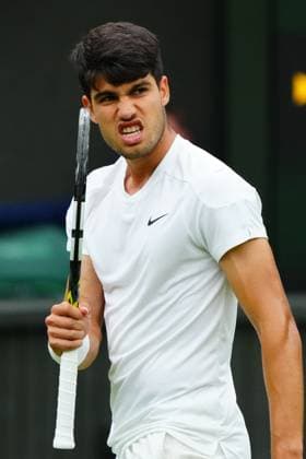 Carlos Alcaraz during his third round match Wimbledon Tennis Championships, Day 5, The All England Lawn Tennis and Croquet Club, London, UK - 05 Jul 2024  Copyright: xJavierxGarcia Shutterstockx 14571043t