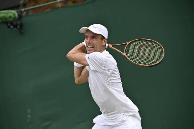 Tennis : Wimbledon 2024 - England - Bautista Agut - Espagne Tennis : Wimbledon 2024 - England - 05 07 2024 ChrysleneCaillaud Panoramic 