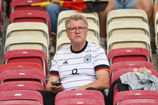 Soccer, men, season 2023 24, Euro EM 2024, quarter-finals in Stuttgart, Spain Germany, Roland Kroos father of Toni Kroos , 05 07 2024, Copyright: xMatthiasxKochx