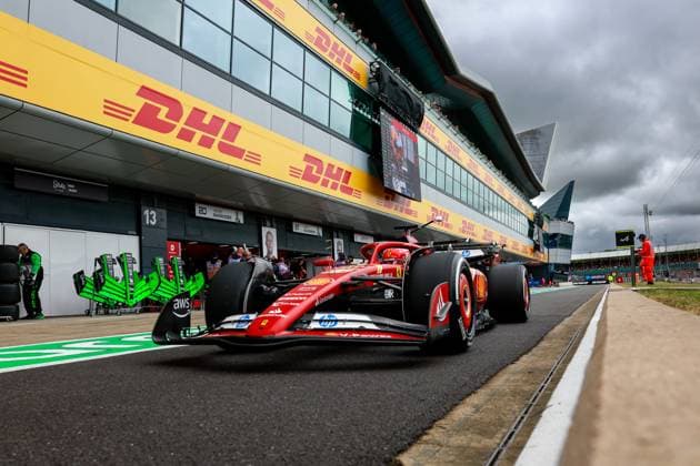 16 Charles Leclerc MCO, Scuderia Ferrari HP , F1 Grand Prix of Great Britain at Silverstone Circuit on July 5, 2024 in Silverstone, Great Britain Photo by HOCH ZWEI Silverstone Great Britain