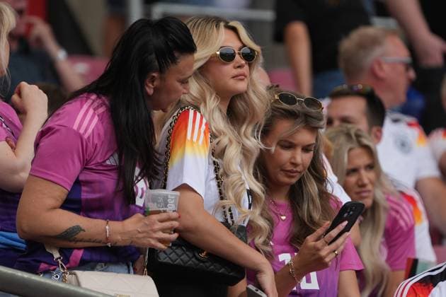 Lea Prinz, girlfriend of Maximilian Mittelstädt Germany Germany, 18 Stuttgart 05 07 2024 Germany vs Spain, EURO2024, quarter-finals, M45, EM Arena Stuttgart