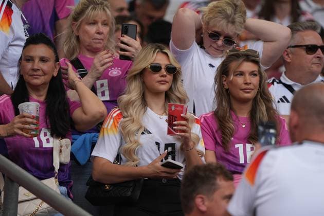 Lea Prinz, girlfriend of Maximilian Mittelstädt Germany Germany, 18 Stuttgart 05 07 2024 Germany vs Spain, EURO2024, quarter-finals, M45, EM Arena Stuttgart