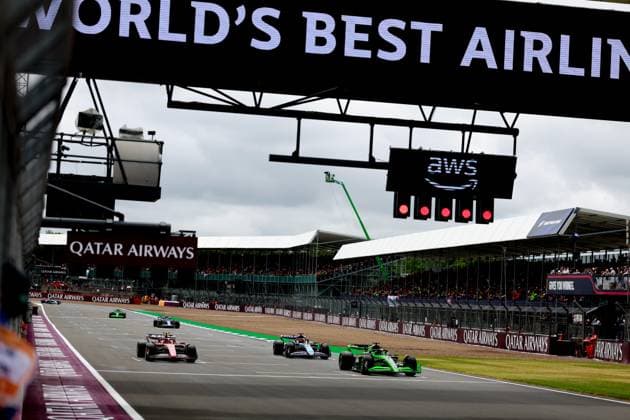 77 Valtteri Bottas FIN, Stake F1 Team Kick Sauber , 55 Carlos Sainz ESP, Scuderia Ferrari HP , 31 Esteban Ocon FRA, BWT Alpine F1 Team , F1 Grand Prix of Great Britain at Silverstone Circuit on July 5, 2024 in Silverstone, Great Britain Photo by HOCH ZWEI Silverstone Great Britain