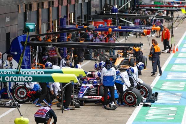 3 Daniel Ricciardo AUS, Visa Cash App RB Formula One Team , F1 Grand Prix of Great Britain at Silverstone Circuit on July 5, 2024 in Silverstone, Great Britain Photo by HOCH ZWEI Silverstone Great Britain