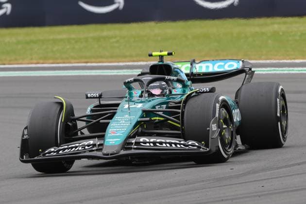 F1 Grand Prix of Great Britain - Practice Fernando Alonso of Spain and Aston Martin Aramco F1 Team are participating in the Formula 1 Qatar Airways British Grand Prix at the Silverstone Circuit in Towcester, England, on July 5, 2024. Towcester United Kingdom  Copyright: xMIxNewsx originalFilename:fletcher-formula1240705_npguo.jpg