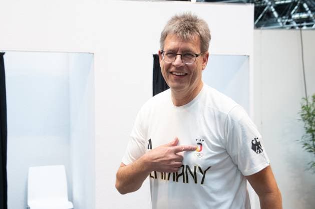 Thomas WEIKERT, DOSB President, Dressing of the German Olympic Team D for the Olympic Games and the Paralympics 2024 in Paris France on 05 07 2024 in Duesseldorf, ÃÂ