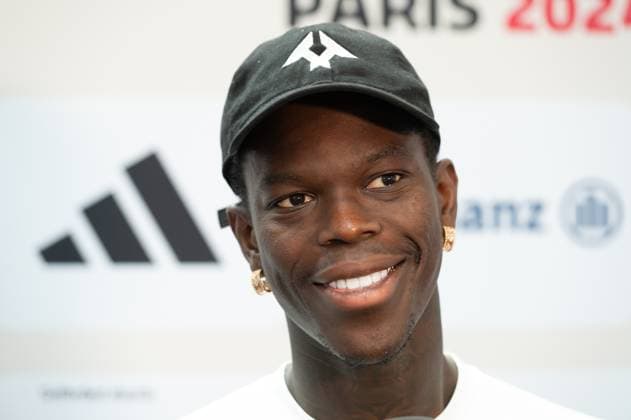 Dennis SCHROEDER, Schröder, basketball player, portrait, portrait, portrait, cropped single image, single motif, dressing of the German Olympic team Team D for the Olympic Games and the Paralympics 2024 in Paris France on 05 07 2024 in Duesseldorf, ÃÂ