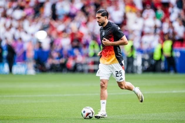 UEFA EURO 2024 Spain Germany 05 07 2024 Emre Can Germany, 25 UEFA EURO 2024 Spain Germany Stuttgart Arena, Stuttgart on 05 07 2024 Copyright: xBEAUTIFULxSPORTS Wunderlx