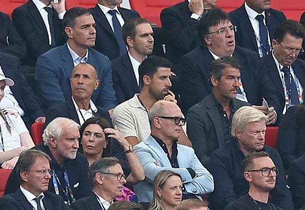 Former German footballer, Sami Khedira seen watching the game Spain v Germany, UEFA European Championship, EM, Europameisterschaft 2024, Quarter Final, Football, Stuttgart Arena, Stuttgart, Germany, 05 Jul 2024 EDITORIAL USE ONLY No use with unauthorised audio, video, data, fixture lists, club league logos or live services. Online in-match use limited to 120 images, no video emulation. No use in betting, games or single club league player publications.  Copyright: xMichaelxZemanek Shutterstockx 14571380bc