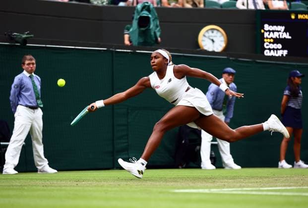 Coco Gauff during her third round match Wimbledon Tennis Championships, Day 5, The All England Lawn Tennis and Croquet Club, London, UK - 05 Jul 2024  Copyright: xJamesxMarsh Shutterstockx 14571051dl